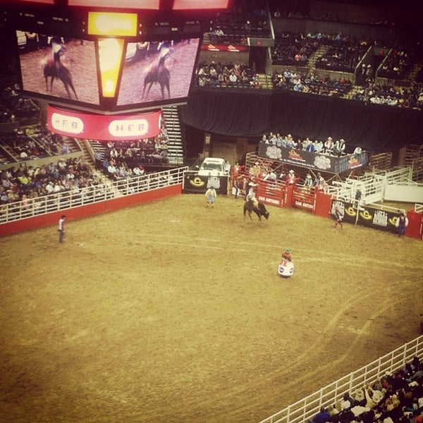 Photo taken at The San Antonio Stock Show &amp; Rodeo by Zachary C. on 2/13/2013