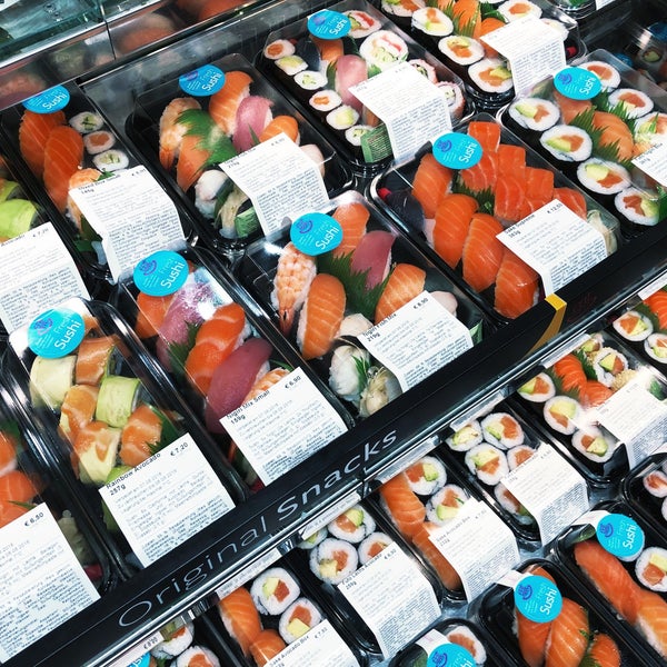 Grab fresh sushi for lunch!