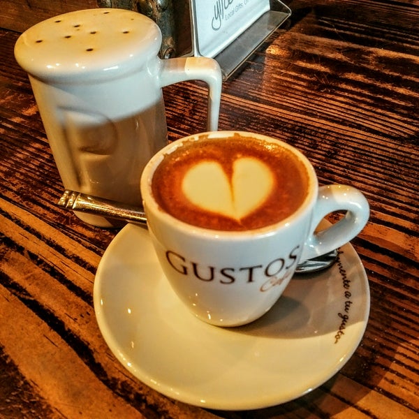 Photo taken at Gustos Coffee Co. by Eliud M. on 1/19/2017