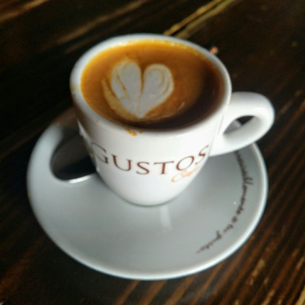 Photo taken at Gustos Coffee Co. by Eliud M. on 6/23/2017