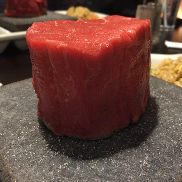 Pretty rad. You cook your own 12oz filet on an 800 degree stone
