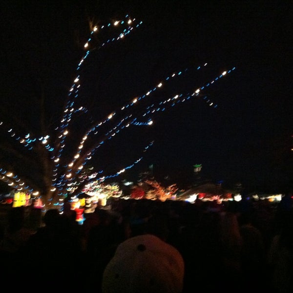 Photo taken at Austin Trail of Lights by Brian A. on 12/24/2012