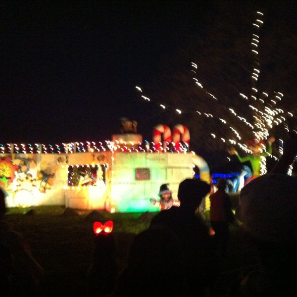 Photo taken at Austin Trail of Lights by Brian A. on 12/24/2012