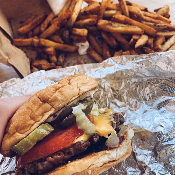 Photo taken at Five Guys by Theresa N. on 7/21/2019