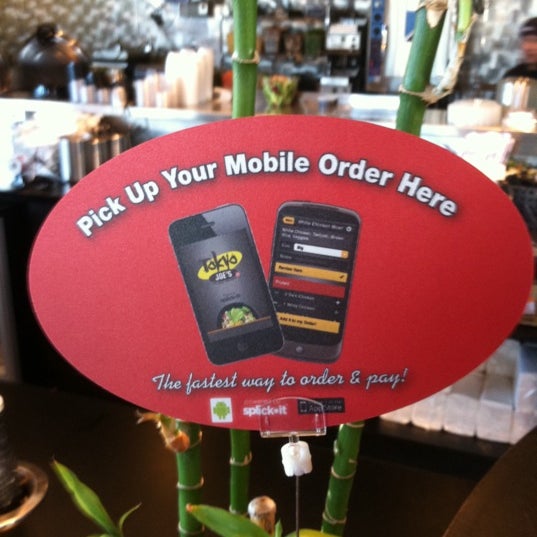 You can order at Tokyo Joes with the Splick-it App!