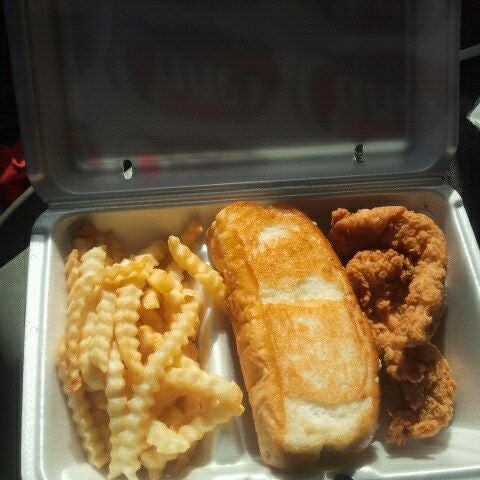 Photo taken at Raising Cane&#39;s Chicken Fingers by Quacy M. on 2/28/2012