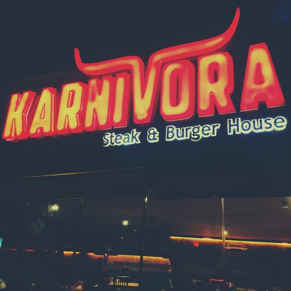 Photo taken at Karnivora Steak &amp; Burger House by YsN on 1/26/2016