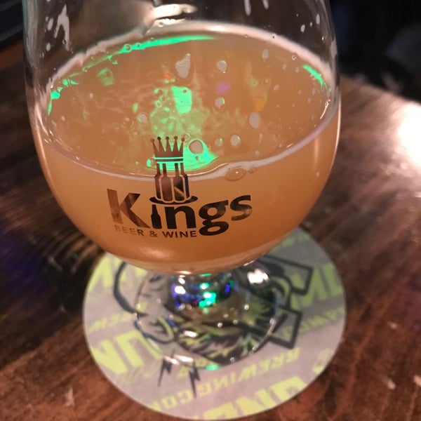 Photo taken at Kings Beer &amp; Wine by josh h. on 2/7/2020