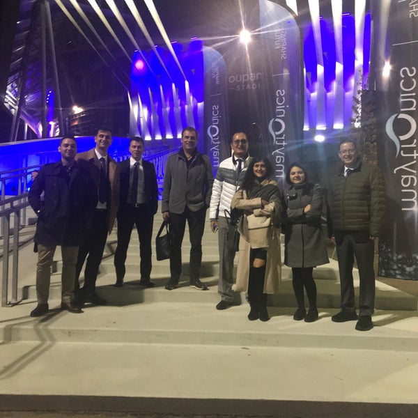 Photo taken at Groupama Stadium by Güneş E. on 11/14/2018