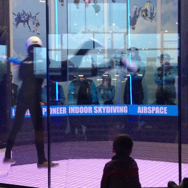 Photo taken at Airspace Indoor Skydiving by Zoé-lise S. on 1/14/2017