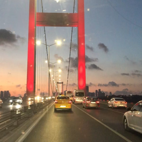 Photo taken at Bosphorus Bridge by Memduh T. on 8/13/2019