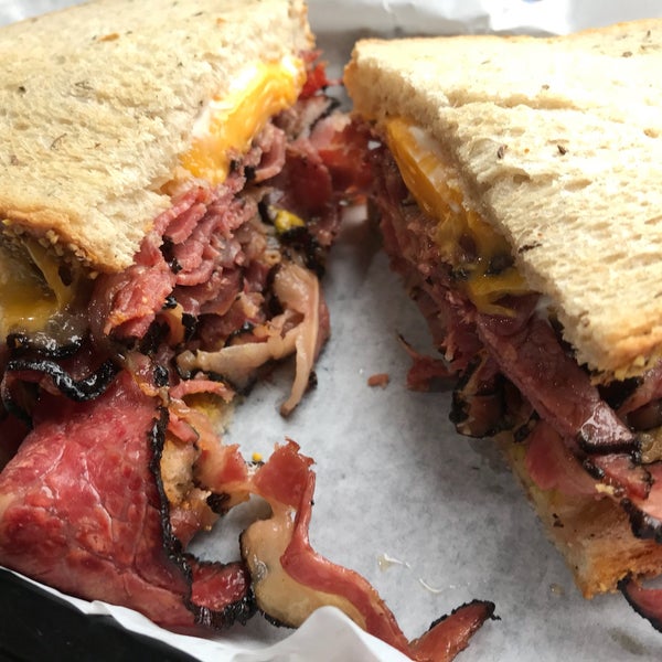 Get that hot pastrami on rye.