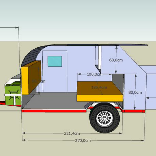 Чертежи кемпер своими руками фото - PwCalc.ru