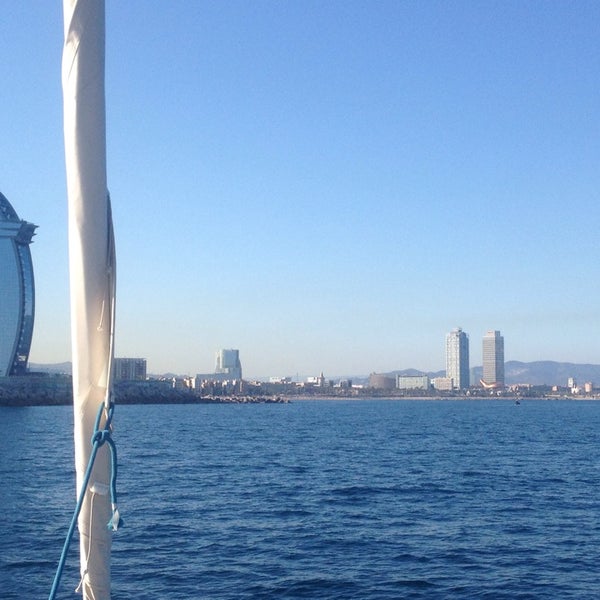 Photo taken at Sailing Experience Barcelona by Fabio M. on 5/12/2015