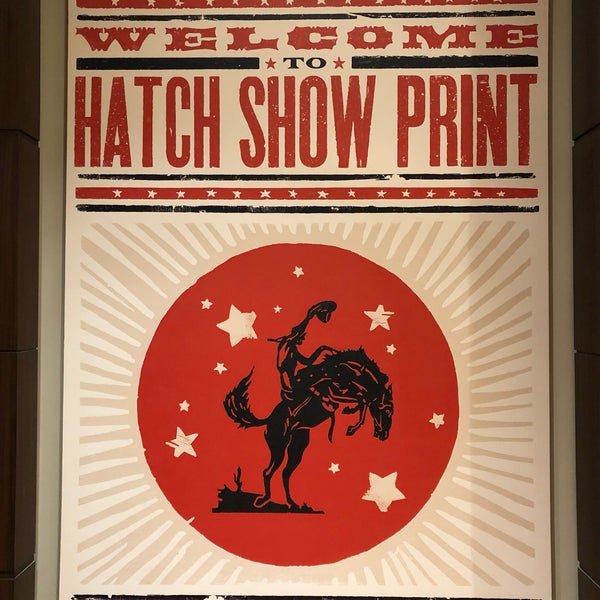 Photo taken at Hatch Show Print by Anthony F. on 8/20/2019