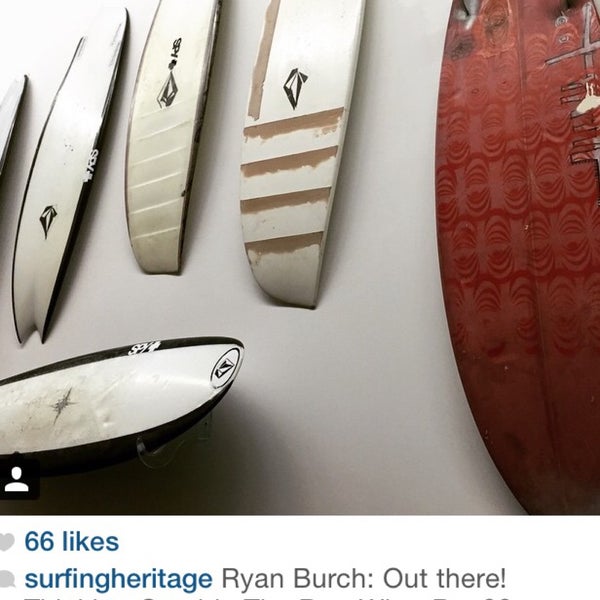 "What Box?" Exhibit. One of the shapers featured is Ryan Burch.