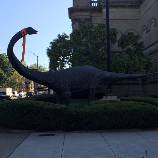 Photo taken at Dippy the Dinosaur (Diplodocus carnegii) by Jim S. on 9/17/2015