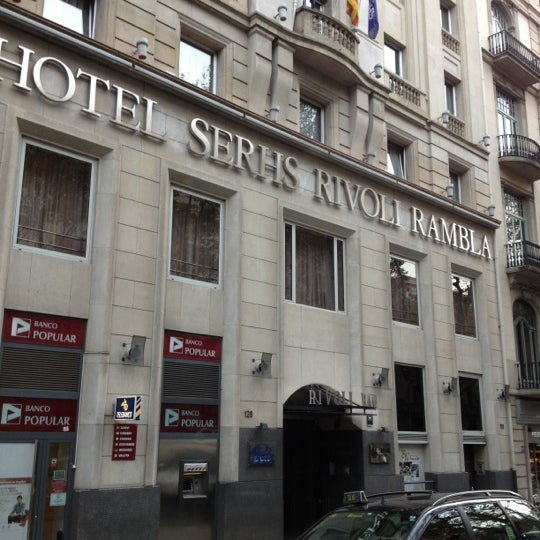 Photo taken at Hotel Serhs Rivoli Rambla by C A. on 11/22/2012