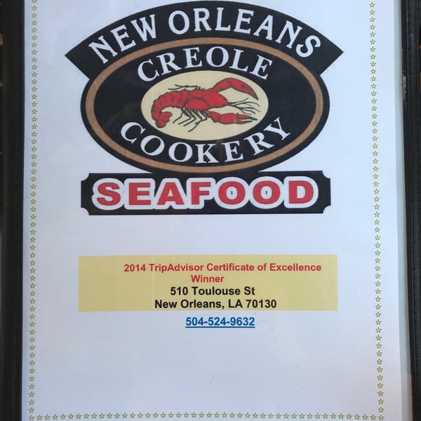 3/23/2017 tarihinde Steve L.ziyaretçi tarafından New Orleans Creole Cookery'de çekilen fotoğraf