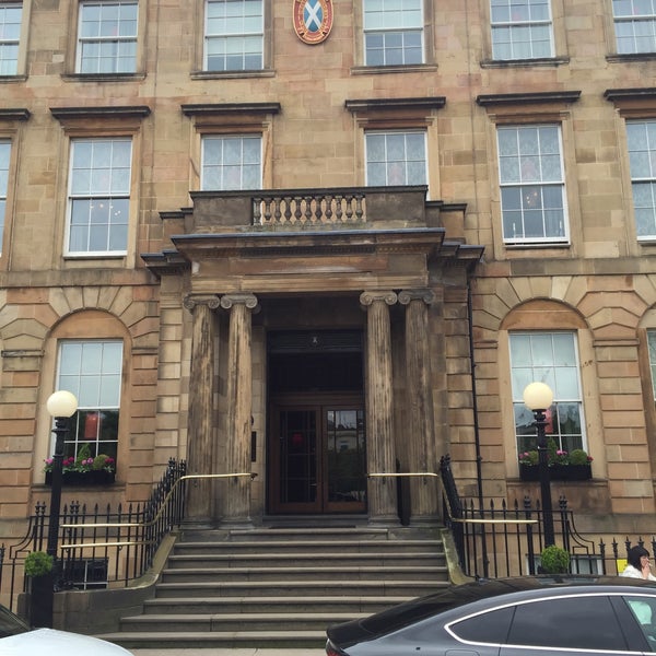 Photo taken at Blythswood Square by shift . on 6/14/2015