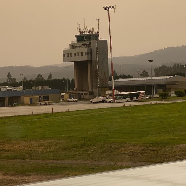 Photo taken at Asturias Airport (OVD) by Fernando M. on 3/15/2022