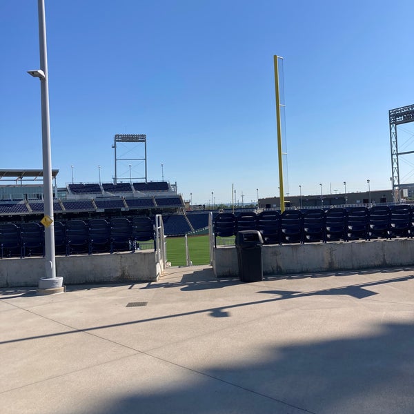 Photo taken at Charles Schwab Field Omaha by Jeremiah J. on 8/16/2021
