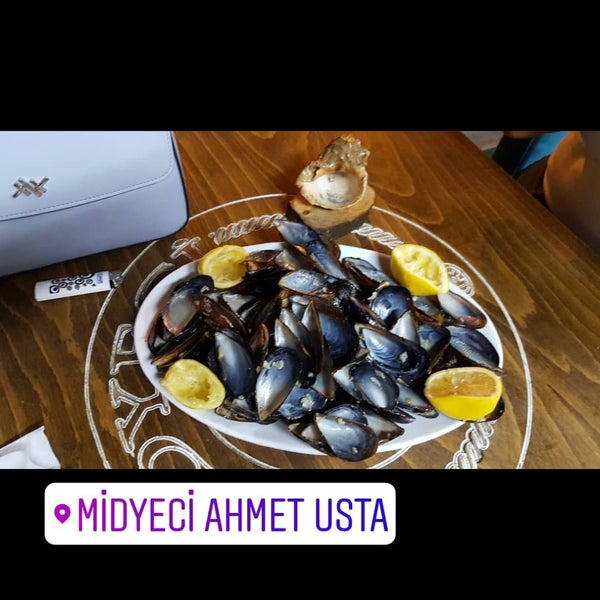 Photo taken at Midyeci Ahmet Usta by Mustafa E. on 8/29/2018
