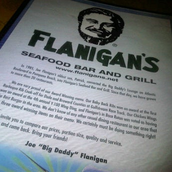 Photo taken at Flanigan&#39;s Seafood Bar &amp; Grill by Monica Lynne H. on 10/20/2011