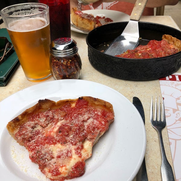Photo taken at Pizano&#39;s Pizza by Nancy J. on 6/14/2018