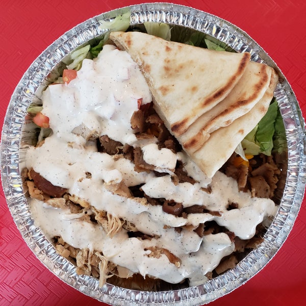 Photo taken at The Halal Guys by Michael C. on 3/23/2019