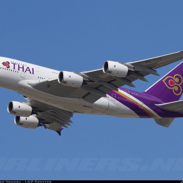 Thai Airways Flight Tg 921 Flugzeug In Flughafen