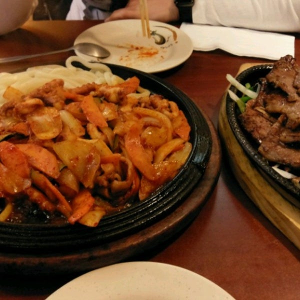 Photo taken at Dolsot House | K-Town BBQ Korean Restaurant by Steve S. on 4/8/2017
