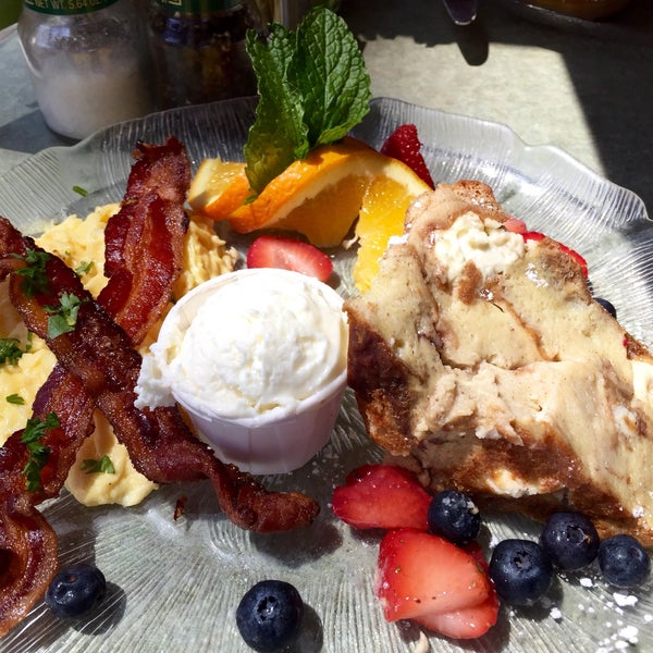 Beautiful Baked French Toast sampler!! Not huge Portions , but quality homemade GOODNESS! One of my favorite places
