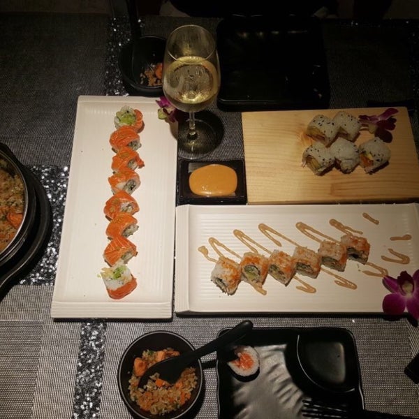 Sushi's really good. But also make sure you try Sake Yakimesi