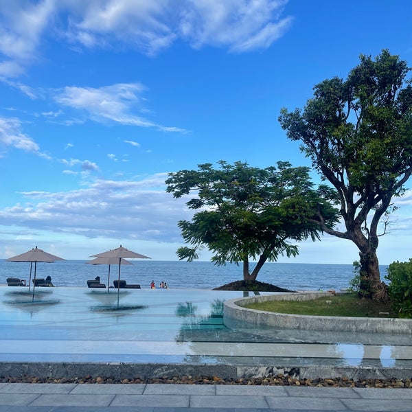 8/15/2022 tarihinde Meowly Tananya L.ziyaretçi tarafından Baba Beach Club Hua Hin Luxury Hotel'de çekilen fotoğraf