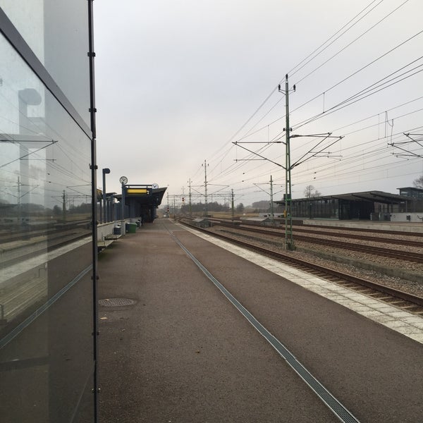 Photo taken at Falkenberg Station by Mats B. on 12/22/2016