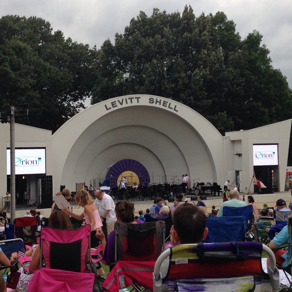 Photo taken at Levitt Shell by Andy on 7/2/2015