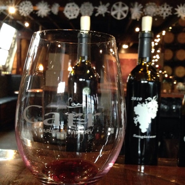 Photo taken at Carr Winery &amp; Tasting Room by Kilho P. on 12/17/2013