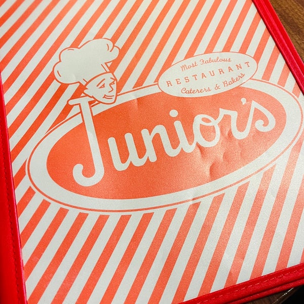 Photo taken at Junior&#39;s Restaurant by Conrad D. on 5/12/2024
