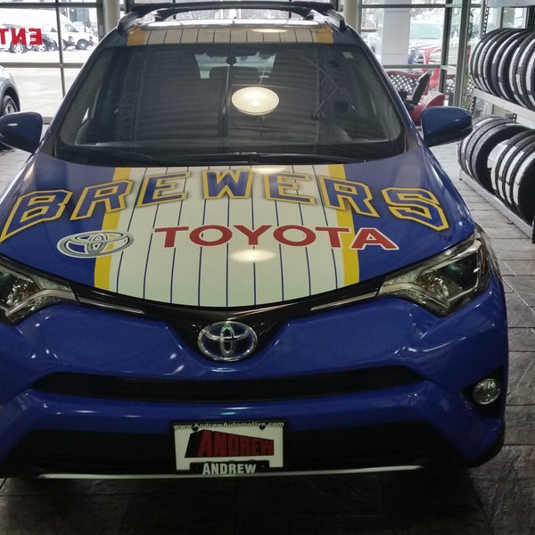 Check out the All-New 2016 Toyota RAV4 wrapped in Milwaukee Brewers swag!