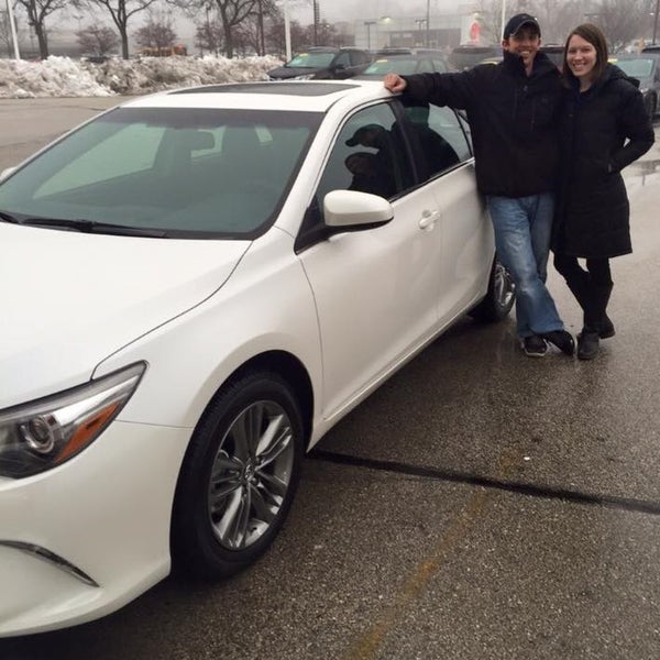 More happy customers from Marc Brandofina - Sales & Leasing at Andrew Toyota. Thank you for making us your Milwaukee area dealership of choice Steve and Kate!