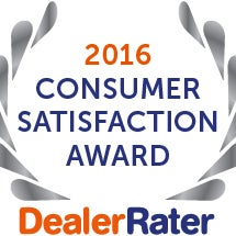 Andrew Toyota Scion has been awarded the 2016 DealerRater.com Consumer Satisfaction Award!