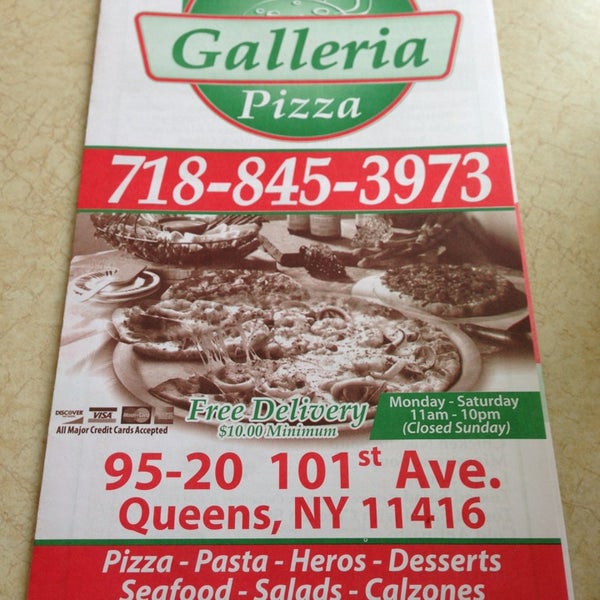 Galleria Pizza 9520 101st Ave