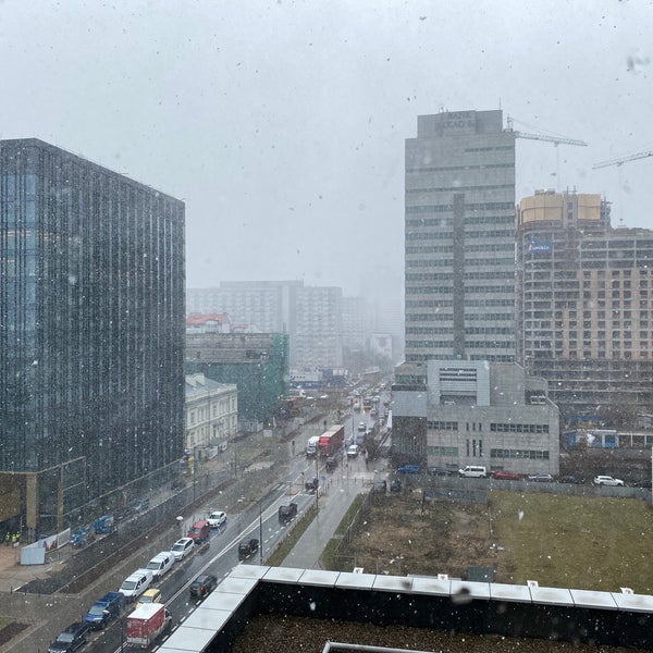 Photo taken at Hilton Warsaw City by Joon Young L. on 2/27/2020