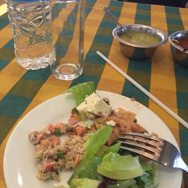 La barra de ensaladas muy buena. Aunque la de Cancún es espectacular!!!