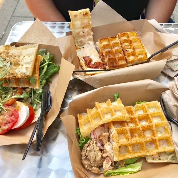Photo taken at Wicked Waffle by Braiden S. on 8/4/2019