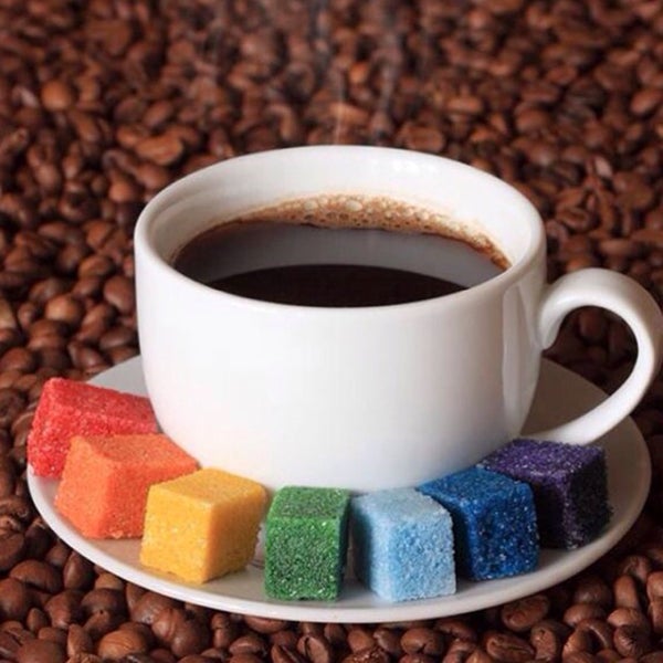 Cada quien es libre de escoger lo que le gusta #café #coffee #orgulloLGTB