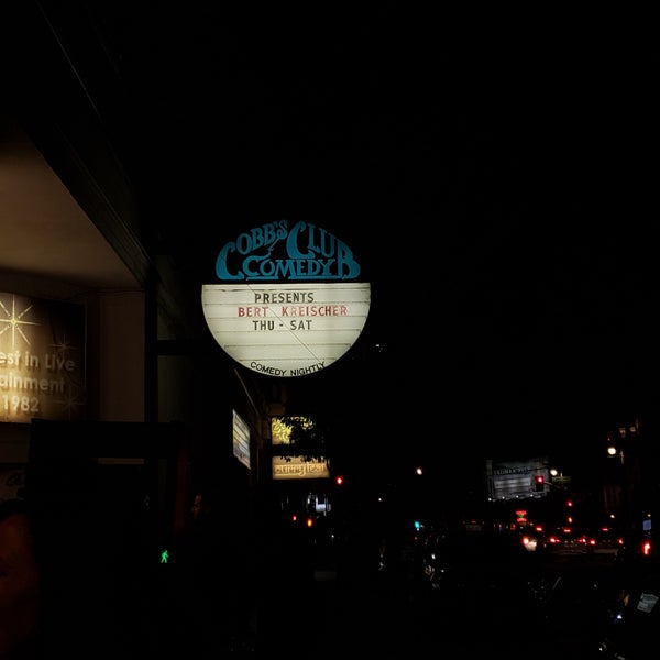 Photo taken at Cobb&#39;s Comedy Club by Taci O. on 11/16/2018