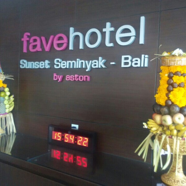Photo taken at favehotel Sunset Seminyak by Maria R. on 9/7/2016