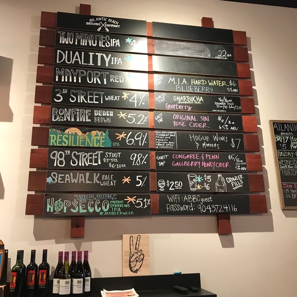 Photo taken at Atlantic Beach Brewing Company by Geoff G. on 1/13/2019